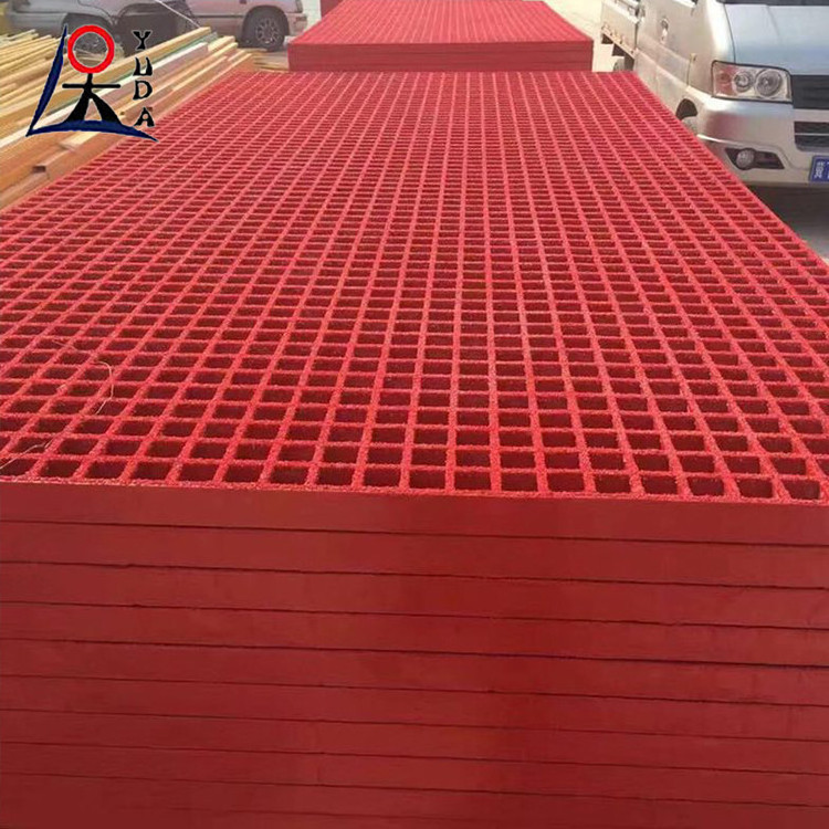 Plastic walkway grating/ frp grille/ fiberglass outdoor plastic flooring sheet