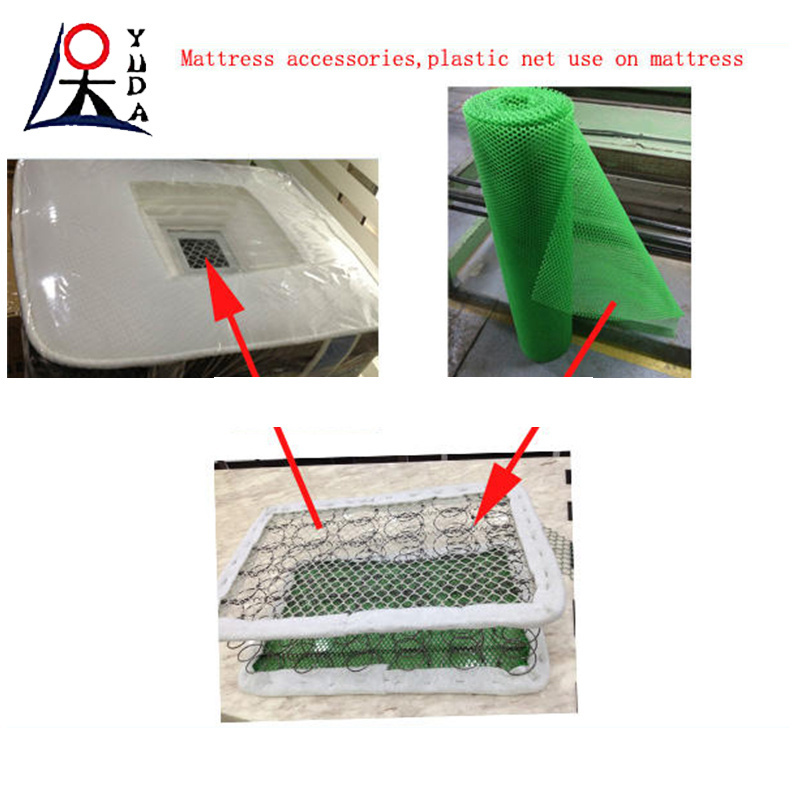 Hdpe rigid plastic oyster mesh green farming aquaculture plastic extruded plain flat net for turf reinforcement