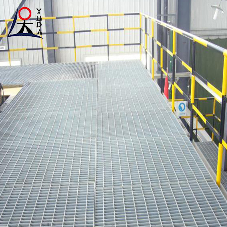 Steel walkway grating raised floor hot dip galvanized steel open grid mesh flooring with factory price