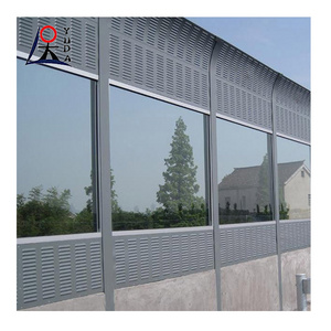 Acrylic sound noise barrier netting panel anti sound roadside traffic outdoor sound barrier soundproof fence