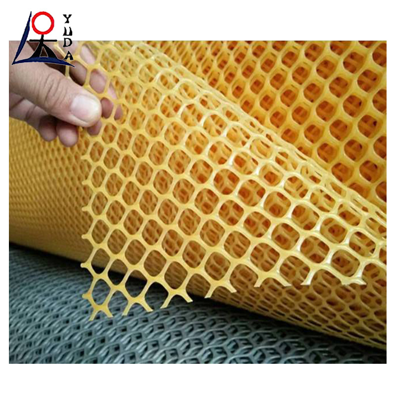 Hdpe rigid plastic oyster mesh green farming aquaculture plastic extruded plain flat net for turf reinforcement