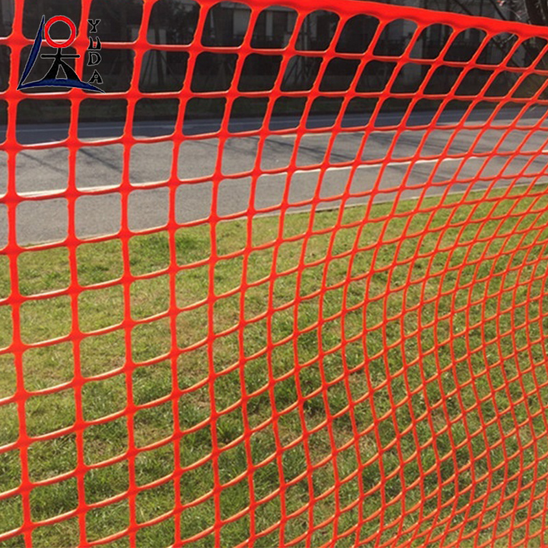 Environmental protection plastic mesh plastic orange safety reinforcement fence net pe road snow fence