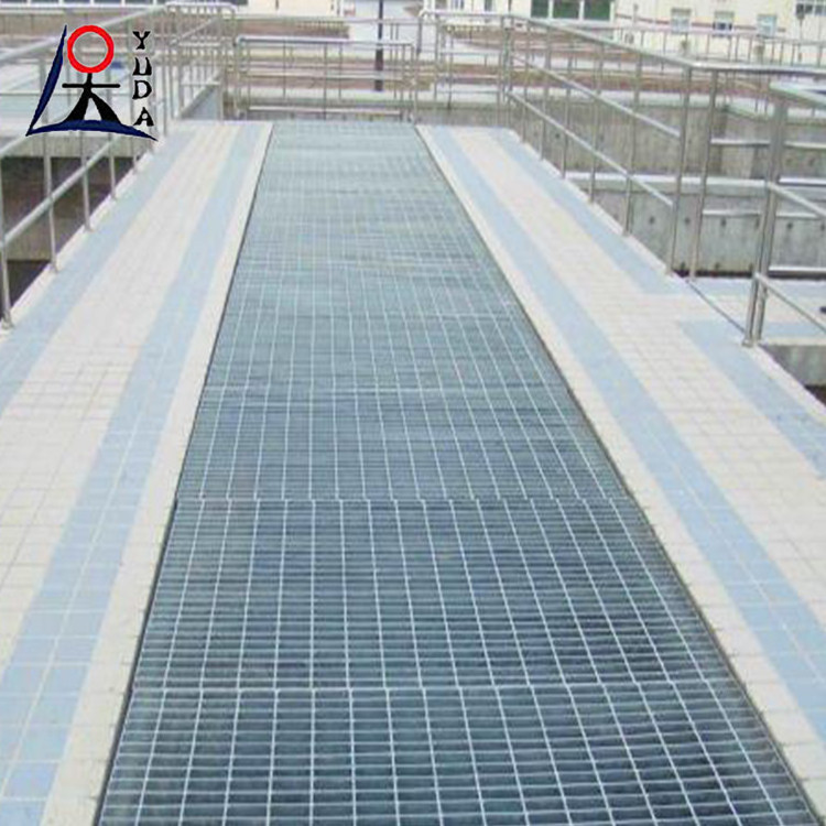 Custom roof safety walkway aluminum grating prices light weight frp steel grating