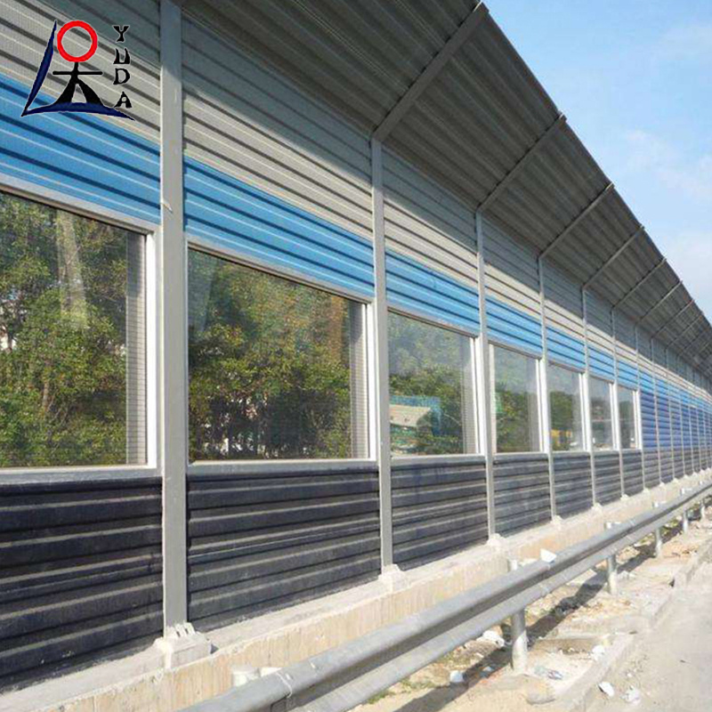 Acrylic sound noise barrier netting panel anti sound roadside traffic outdoor sound barrier soundproof fence