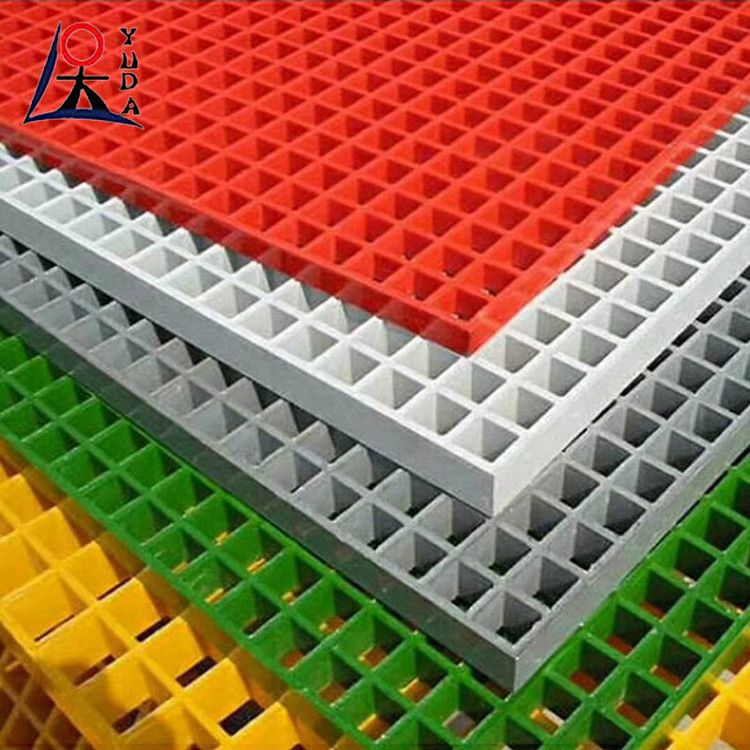 Plastic walkway grating/ frp grille/ fiberglass outdoor plastic flooring sheet