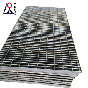 Custom metal steel grid grating floor mesh I bar type platform steel car wash drain grating price