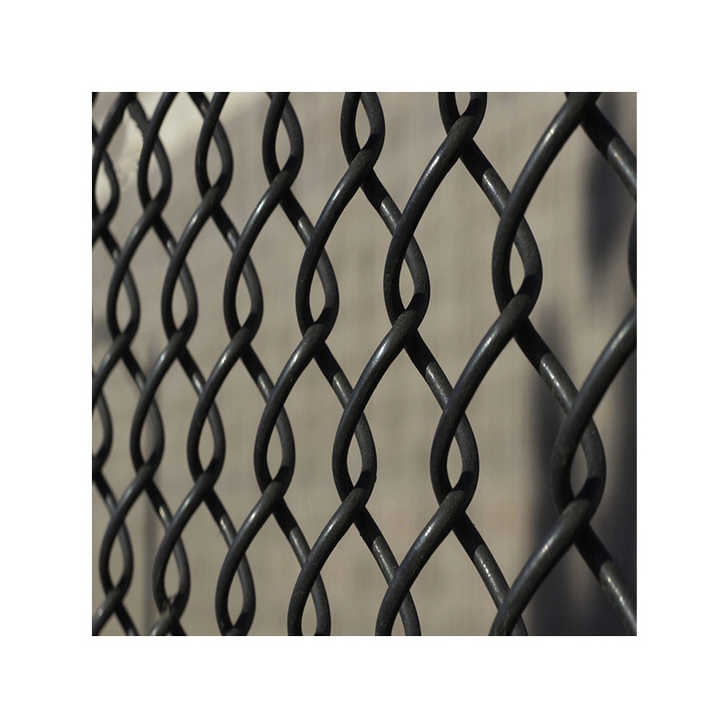 Galvanized Pvc Coating Chain Link Fence With Barbed Wire