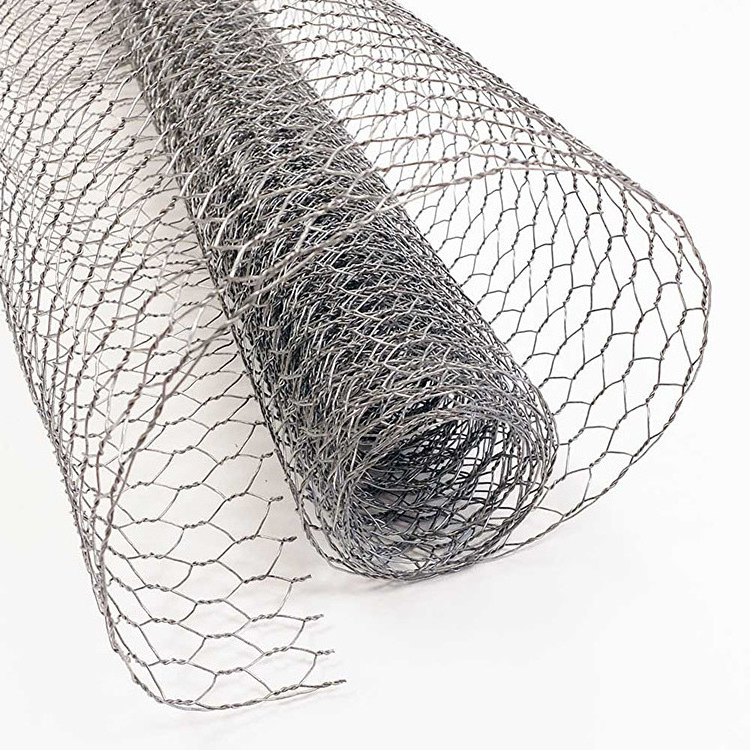 Sale 14 Gauge PVC Coated Hexagonal Cage Fence Woven Chicken Wire Mesh Roll for Goose or Crab Trap