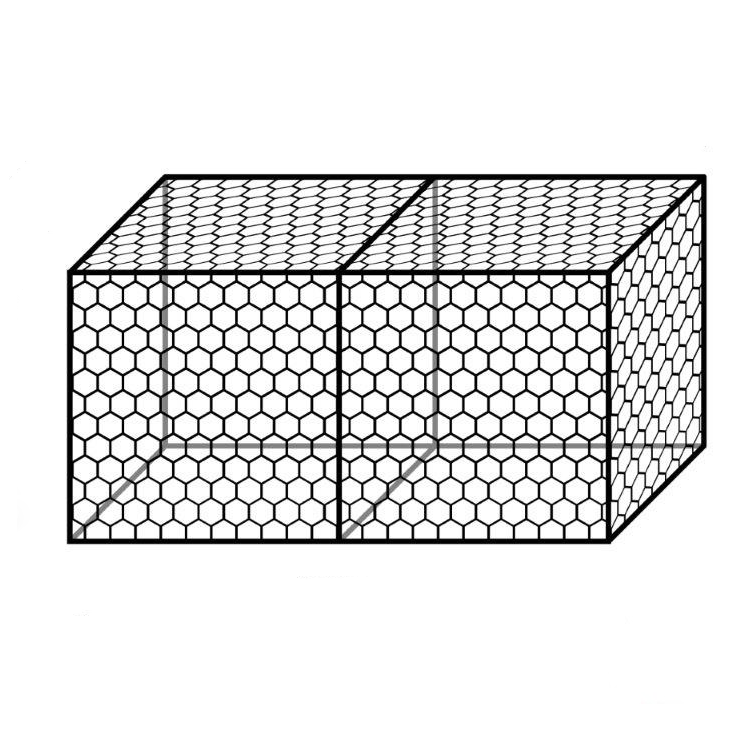 Pvc Coated Gabion Basket Prices Galvanized Iron Wire Mesh Gabion 2*1*1m Philippines For Sale