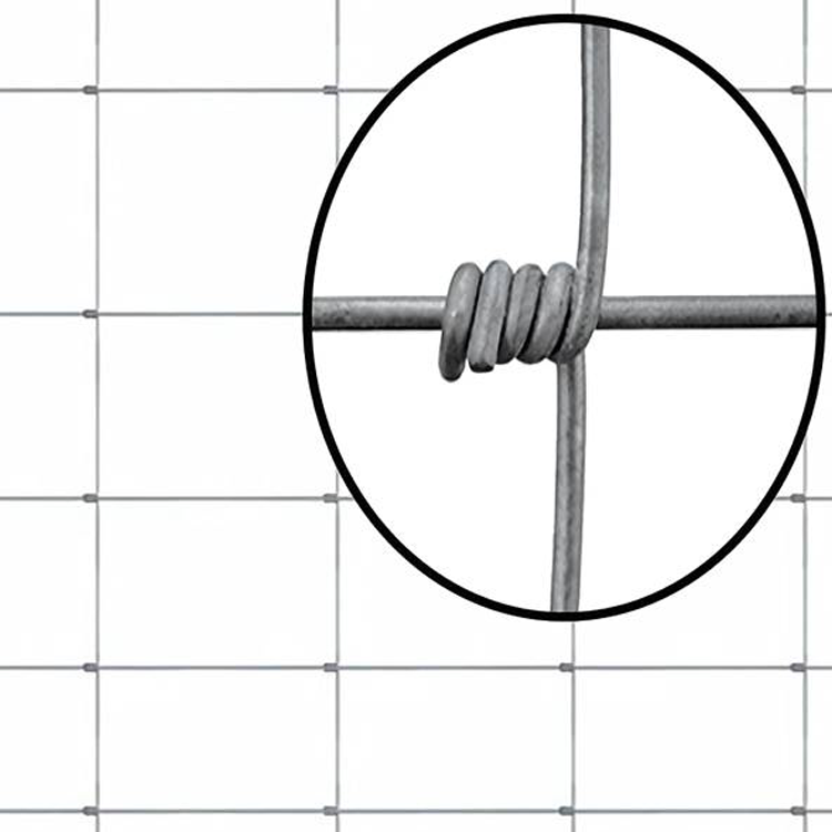 galvanised hog wire 2.0mm 2.1mm hole 7'' field fence for hog