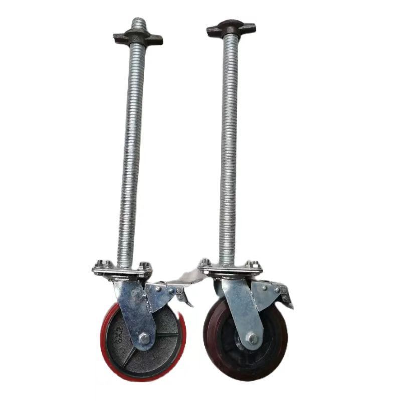 Construction site construction Accessories mobile caster scaffold scaffolding gin pulley Scaffold wheel