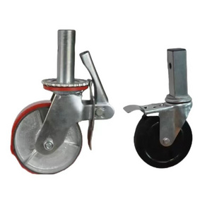 Construction site construction Accessories mobile caster scaffold scaffolding gin pulley Scaffold wheel