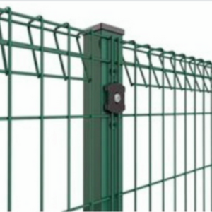 Anping BRC Fence  Top and Bottom rolled mesh panel or fence  Iron Metal Sections Outdoor Pvc Coated 3 Sides Security Fence