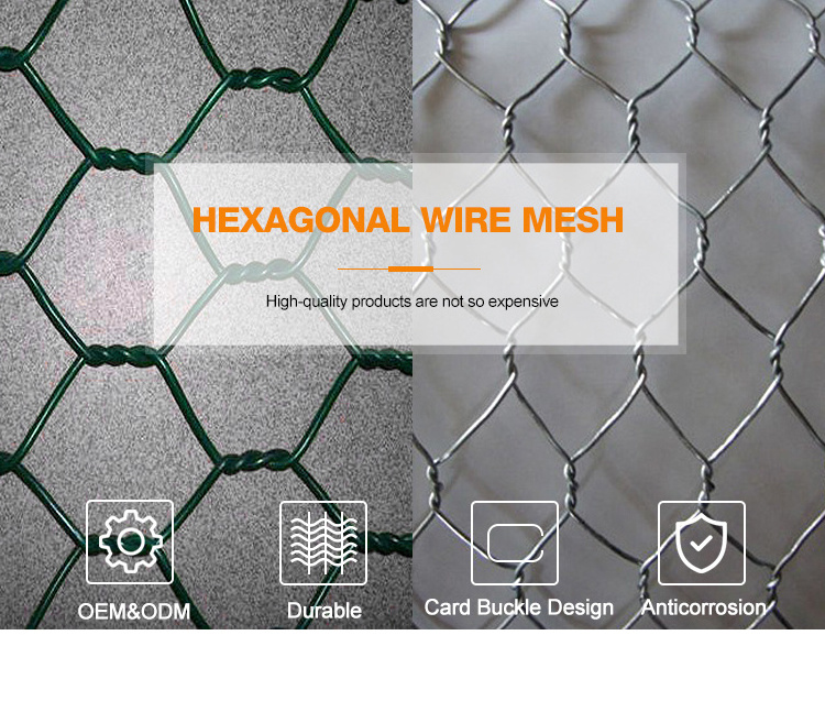 Galvanized Hexagonal wire netting/Hexagonal wire mesh/Chicken wire