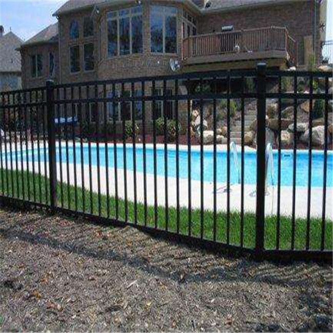 Black Color Swimming Pool  Metal Iron Spray Paint Fence