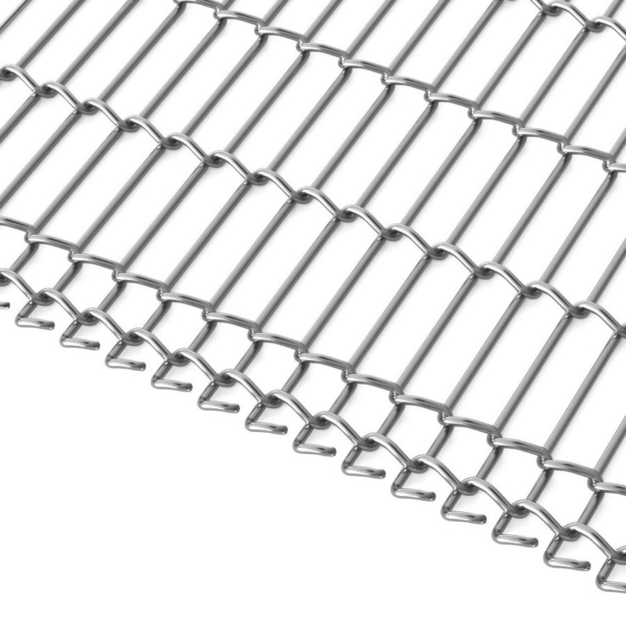 high quality food grade stainless steel metal wire mesh belt for furnace pizza oven conveyor belt flat flexible belt