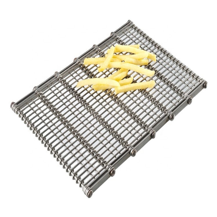 chain food grade Stainless Steel Wire Ring Belt Eye Link Conveyor Belt price