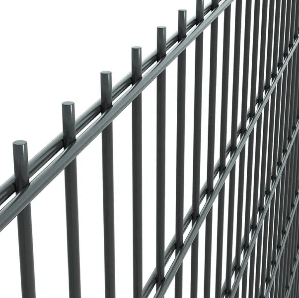 Sustainable Double Sided Wire Fence 2d 656 868 Twin Wire Galvanized Double Steel Welded Wire Mesh Fence