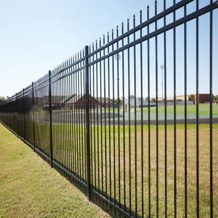 Cheap philippine wrought iron fence  metal fencing designs iron panels wrought black wrought iron fence