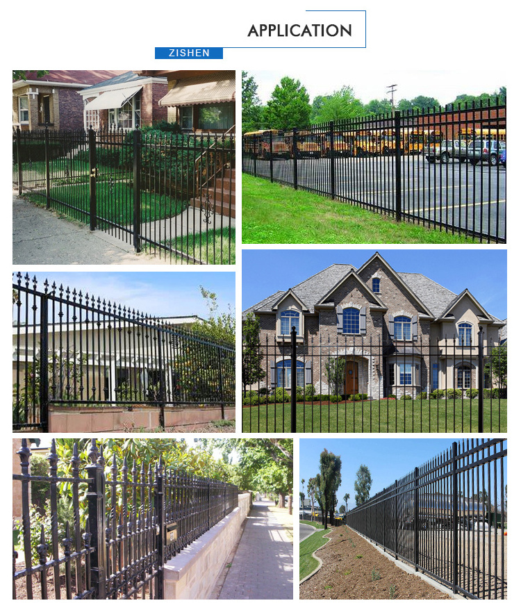 European Luxury House Designs Door Main Security Front Entrance Gate Double Wrought Iron Gate