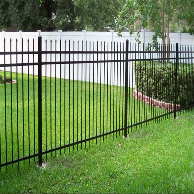 Cheap philippine wrought iron fence  metal fencing designs iron panels wrought black wrought iron fence