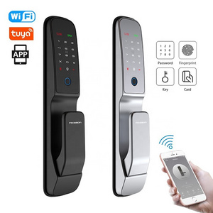 Mixsson Electric keyless entry tuya smart door lock tuya wifi for front door automatic home smart intelligent door lock