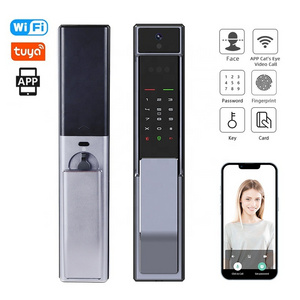 MIXSSON M200FV  Intelligent Door Lock 3D Facial Recognition Intelligent Door Lock  24 Hours Intelligent Monitoring  With Cat Eye