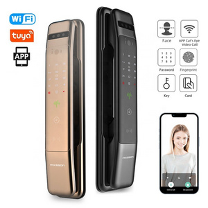 Mixsson M1000FV Manufacturer Intelligent Door Lock With Camera Full Automatic 3D Facial Recognition Fingerprint Smart Door Lock