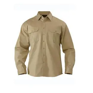 Custom Men's Welding Shirts Fr Flame Retardants Welder Work Wear Lightweight Frc Fire Resistant Clothing Long Sleeve Shirts