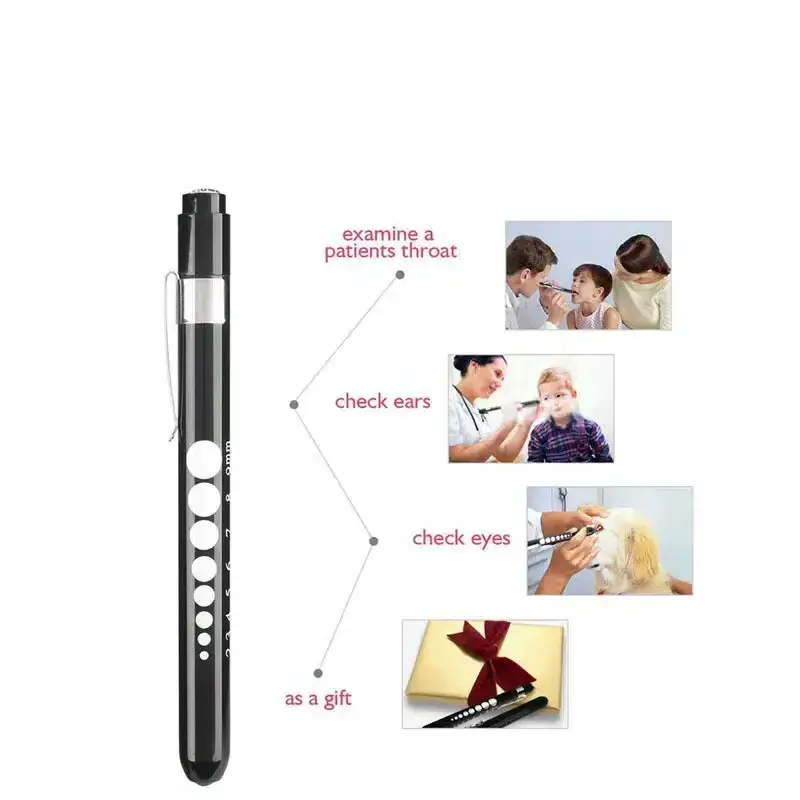 Medical Penlight For Work Nursing Student Essentials Medical Supplies Pen Light With Pupil Gauge For Nurse Doctors Flashlight