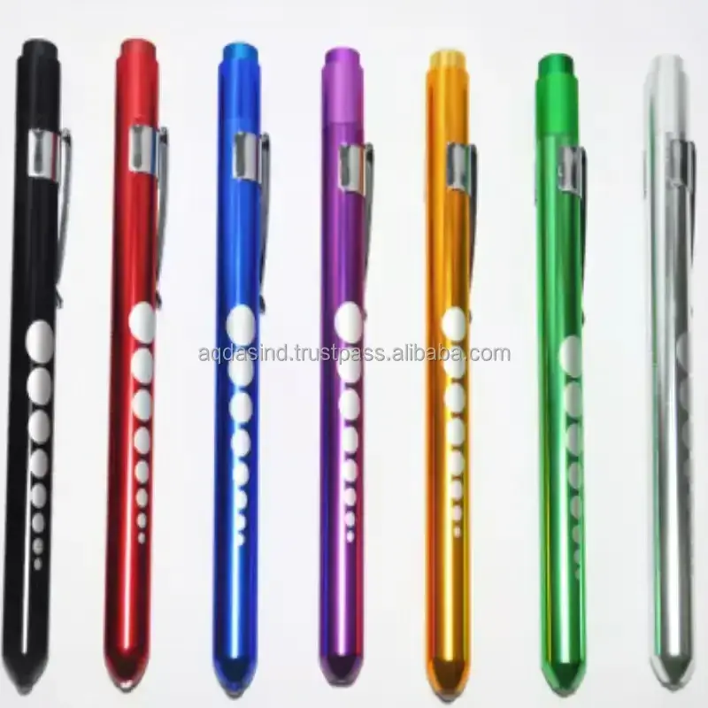 Nurse Led Medical Penlight With Pupil Gauge For Nursing Students Doctors Rechargeable Pen Light