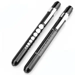 Lightweight Pupil Gauge Engraved Stylus Doctor Diagnostic Penlight Nurse Medical Led Pen Light Torch Flashlight