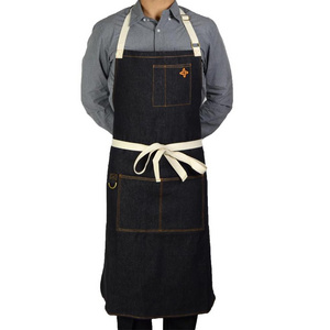 Cloth design cooking aprons;100%cotton aprons kitchen;cotton chefs apron