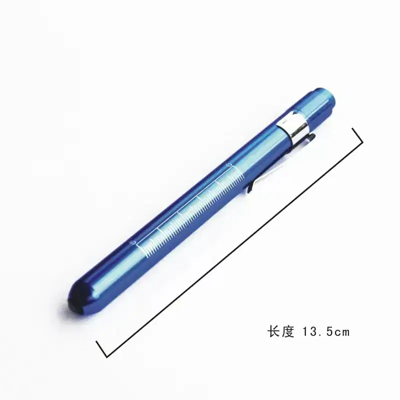 Nurse Led Medical Penlight With Pupil Gauge For Nursing Students Doctors Rechargeable Pen Light