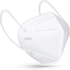 Disposable White KN95 Respirator & Mask with Earloop Facemask Disposable KN95 Mask