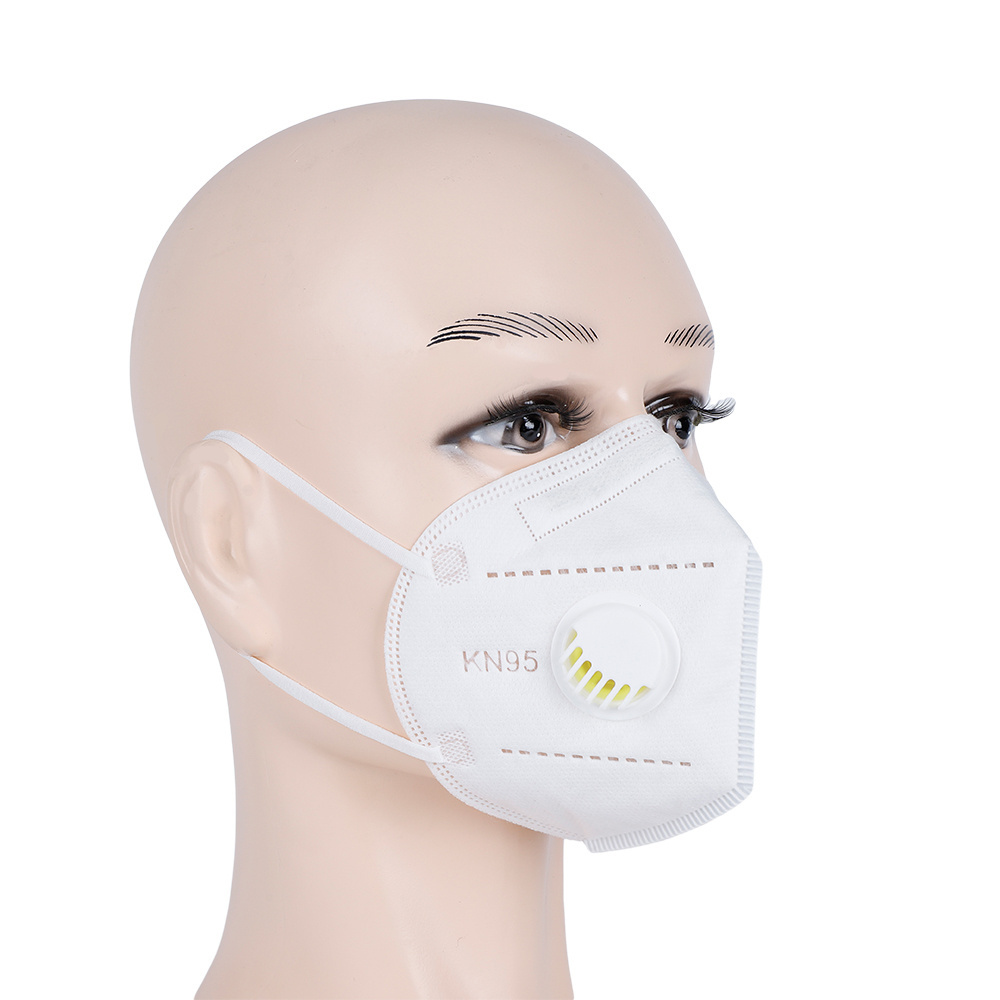 Particle Filtering Kn95 Folding Half Face Mask With Valve Kn95 Folding Half Face Mask Folding Half Face Mask