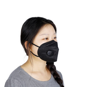 China Manufacturer Single Wrap Oem Facemask Earloop Disposable Dust Kn 95 7Ply Mask With Valve