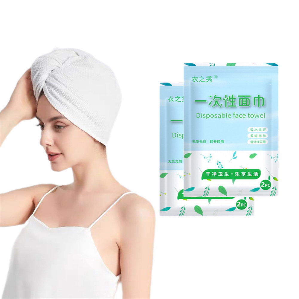 Quick-Dry Disposable Nonwoven Cotton Tissues Face Washcloths Facial Towels for Travel Bathroom Use