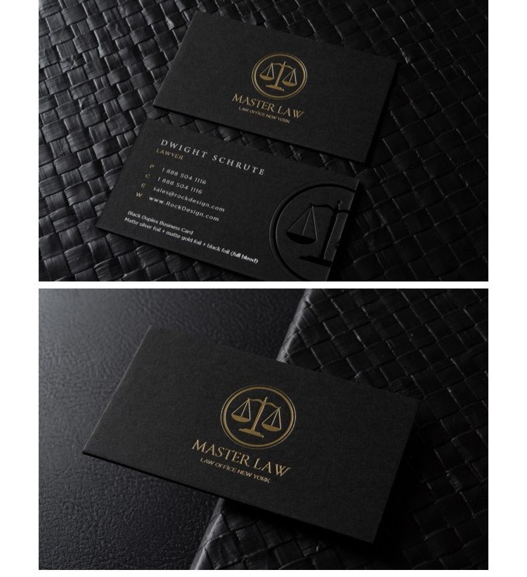 3d custom logo print 600gsm black white cotton paper letter press name card luxury hologram foil gold letterpress business card