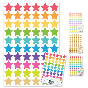 10Pcs Shining Stars Decal School Children Kids Teacher Label Reward Cute Sticker for DIY Scrapbook Decor School Supplies