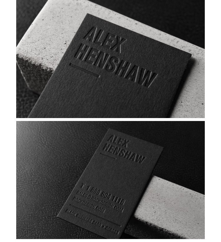 3d custom logo print 600gsm black white cotton paper letter press name card luxury hologram foil gold letterpress business card