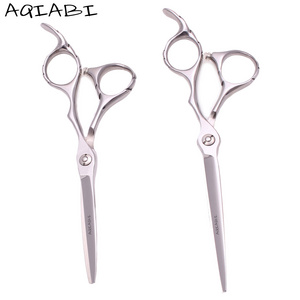 5.5'' 6" AQIABI Barber Scissors Japanese Steel 440C Hair Cutting Scissors Hairdressing Scissors Hair Professional Shears A9202