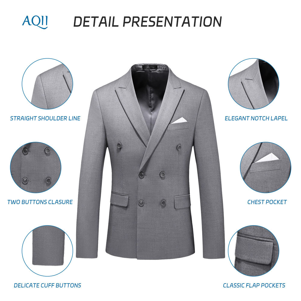 Latest Design summer men suits  3 pieces wedding men's business casual suit