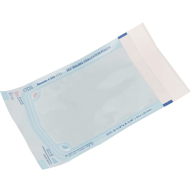 Wholesale medical self sealing sterilization pouches for nail and beauty tools packing bags