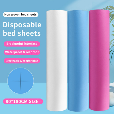 Spa Bed Sheets Disposable Massage Table Sheet Waterproof Bed Cover Non-woven Fabric Bed Sheet  Roll