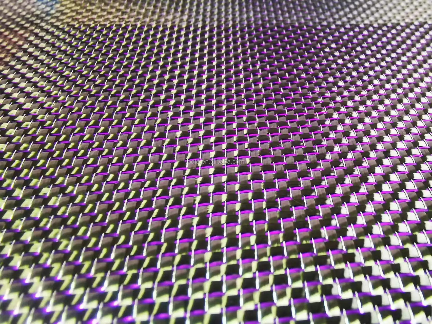 3K240G Purple Silver Plain DIY automotive interior carbon fiber fabric