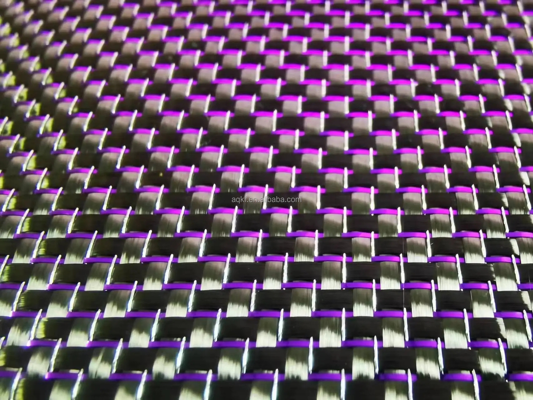 3K240G Purple Silver Plain DIY automotive interior carbon fiber fabric