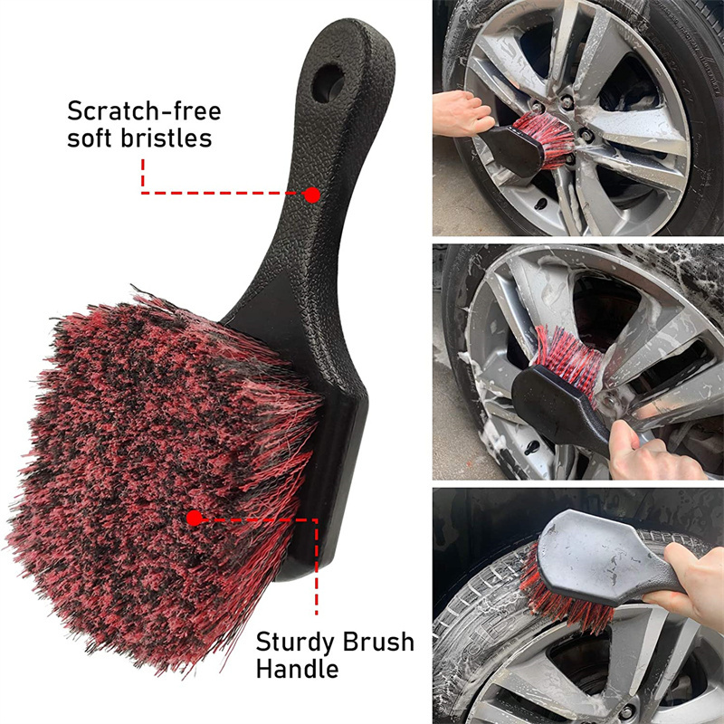 Factory Direct Supply 15Pcs Detailing Car Wheel/Tire Brush Set Kit for Auto Motorcycle Cleaning washing tools