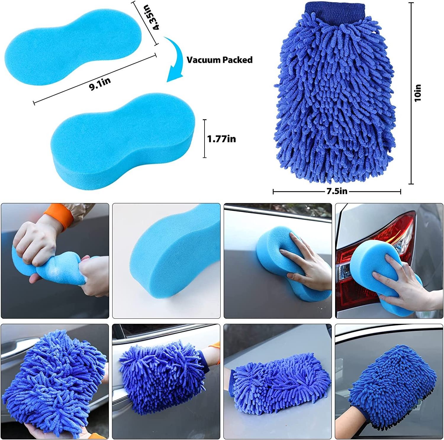 25pcs Car Detailing Brush Set Car Cleaning Kit for Wheels Air Vent Leather Detail Brushes Wheel Brush