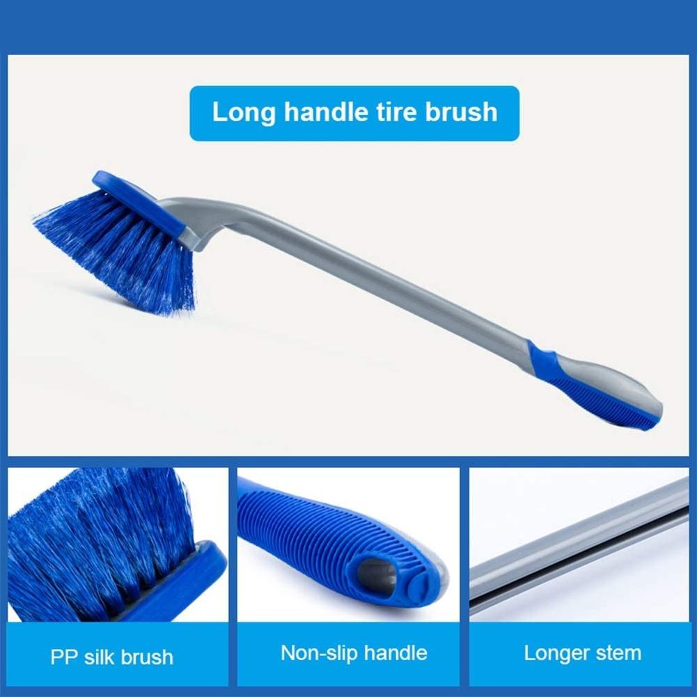 Rim Cleaning Brush Kit Wheel Brush For Alloy Wheels And Tyre Brushes Rim Cleaner For Your Car Motorcycle Or Bicycle